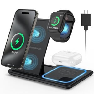 Smart 3 in 1 Charging Station for compitable devices