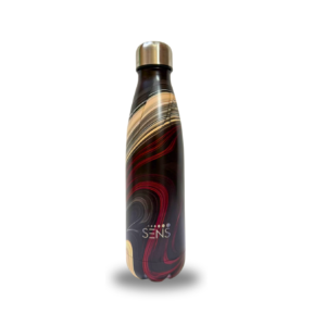 Marble Texture 500ml Vacuum Bottle - (B.Red)