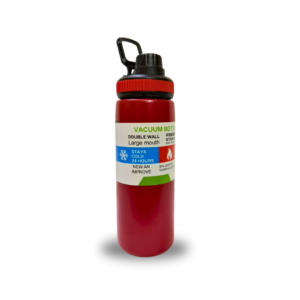 500ml vacuum water bottle for gym/sports usage - Red