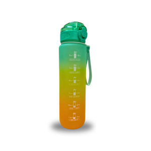 1L Plastic water bottle for gym/sports usage - Green