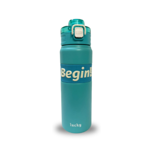 620ml vacuum water bottle for gym/sports usage - S.Green