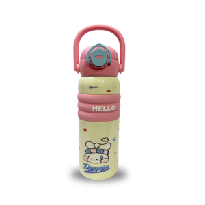 Smart Kids "Hello" Water Bottle 500ml - Pink